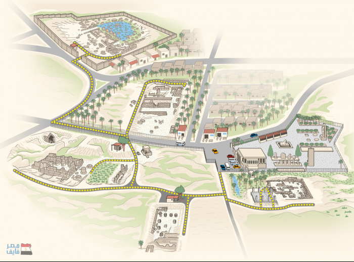بالصور.. 8 مناطق أثرية لتزورها في “منف” أول عاصمة لمصر