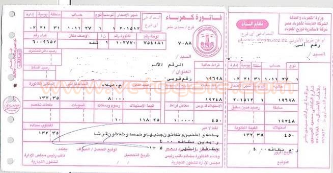 رابط الاستعلام عن فاتورة الكهرباء في جميع شركات الكهرباء بجمهورية مصر العربية