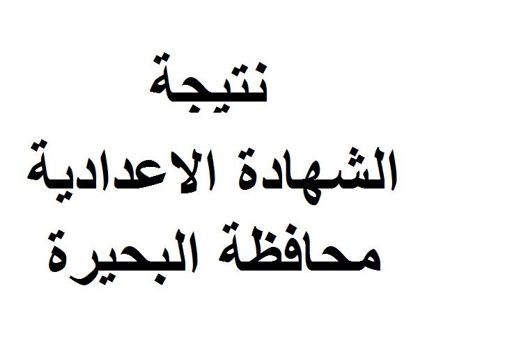 باسمك ورقم جلوسك احصل على نتيجة الاعدادية بالبحيرة 2019 بدرجاتك كاملة من خلال شيت اكسل