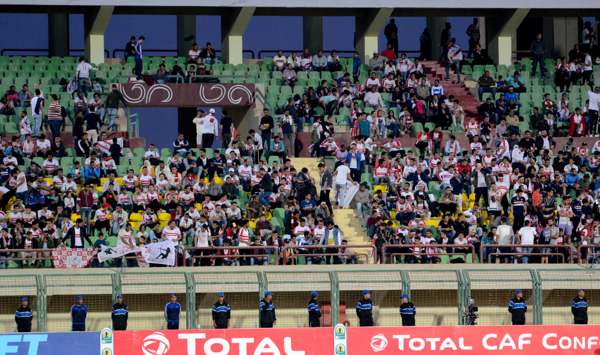 “للتحفيل على الأهلي”.. ماذا فعل جمهور الزمالك في الدقيقة 5 خلال مباراة حسنية أغادير