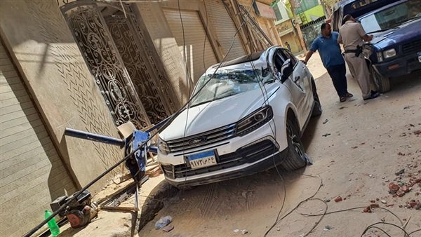 سقوط “ونش” من الطابق ال14 في الغربية.. والعناية الألهية تنفذ مواطنين من الموت المحقق