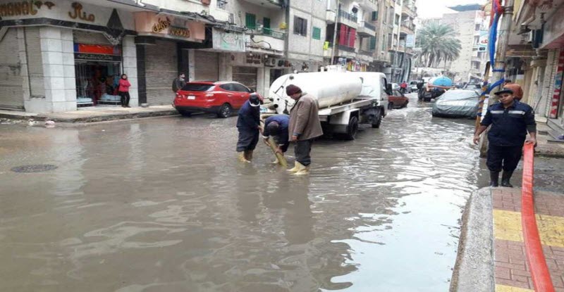 المحافظات ترفع درجة الاستعداد .. مع بداية سقوط الأمطار