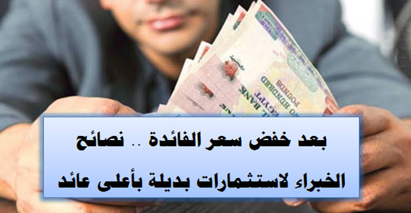 بعد تخفيض سعر الفائدة .. نصائح الخبراء لاستثمارات بديلة بأعلى عائد