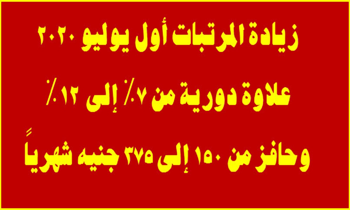 بدايةً من مرتبات يوليو.. بيان للمالية بقواعد صرف العلاوة الدورية والخاصة والحافز الإضافي للموظفين وغير المستحقين  