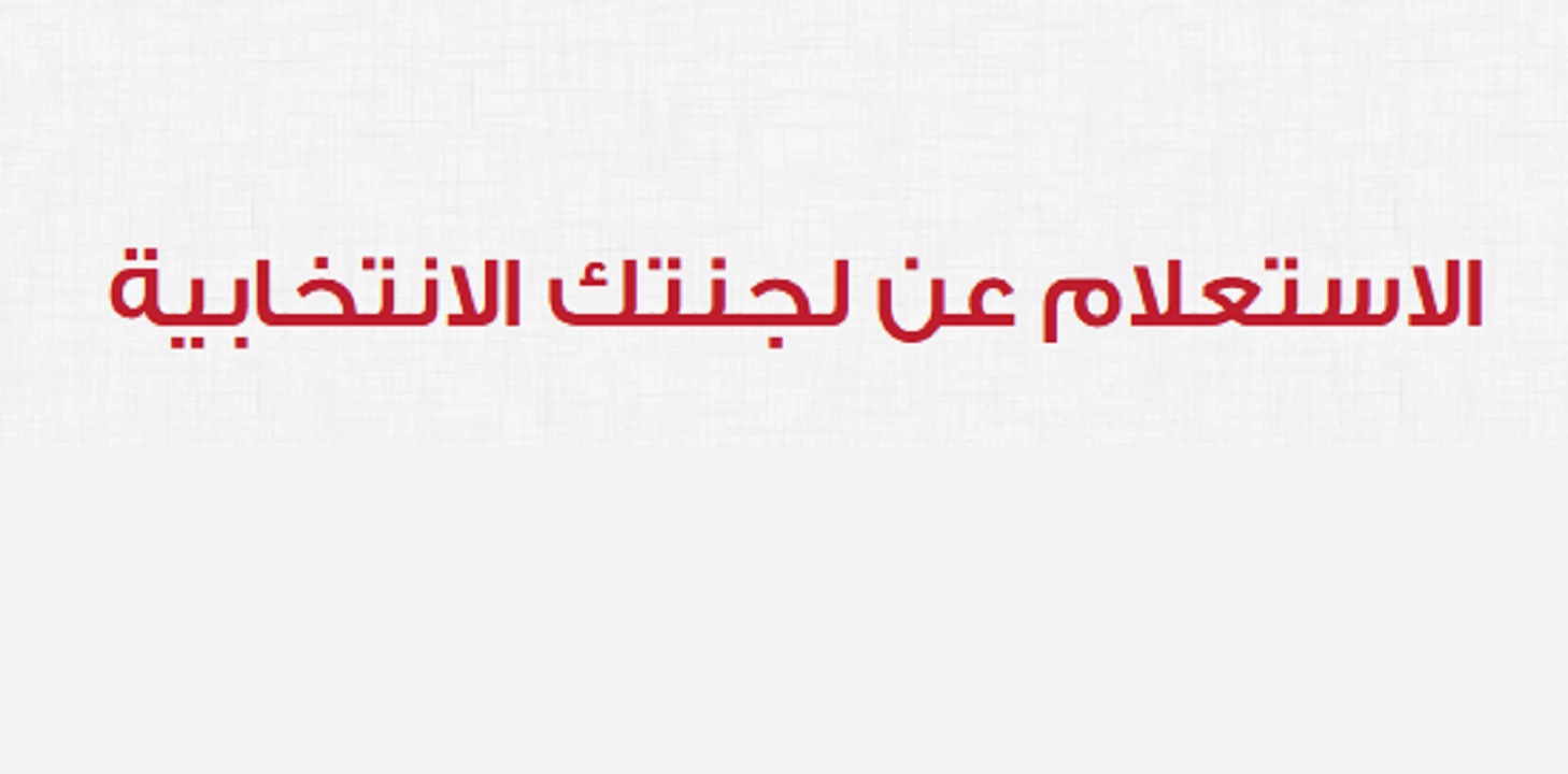 طريقة معرفة اللجنة الانتخابية في جولة الإعادة لانتخابات مجلس النواب