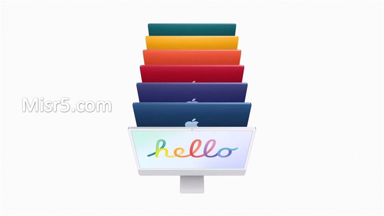 جهاز iMac الجديد من آبل اليكم أحدث مفاجآت شركة ابل سنة 2021