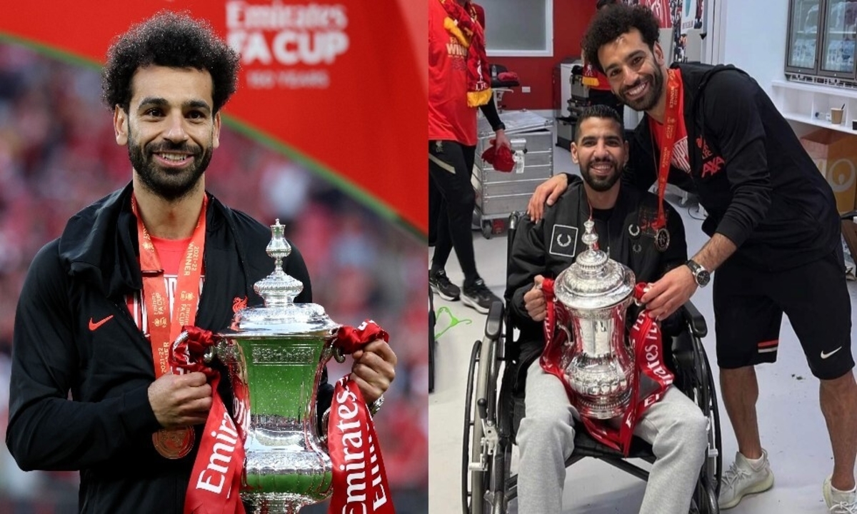 من هو مؤمن زكريا الذي احتفل معه محمد صلاح ولاعبو ليفربول بكأس الاتحاد الإنجليزي