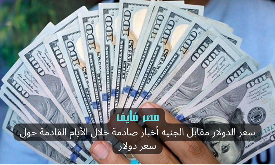 سعر الدولار مقابل الجنيه أخبار صادمة خلال الأيام القادمة حول سعر دولار