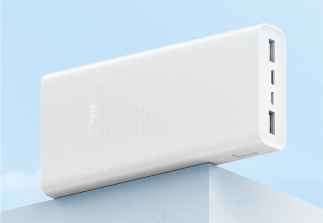 شاومي تطلق  بنك طاقة Xiaomi 20000mAh مع منفذ USB-C وشحن سريع ثنائي الاتجاه