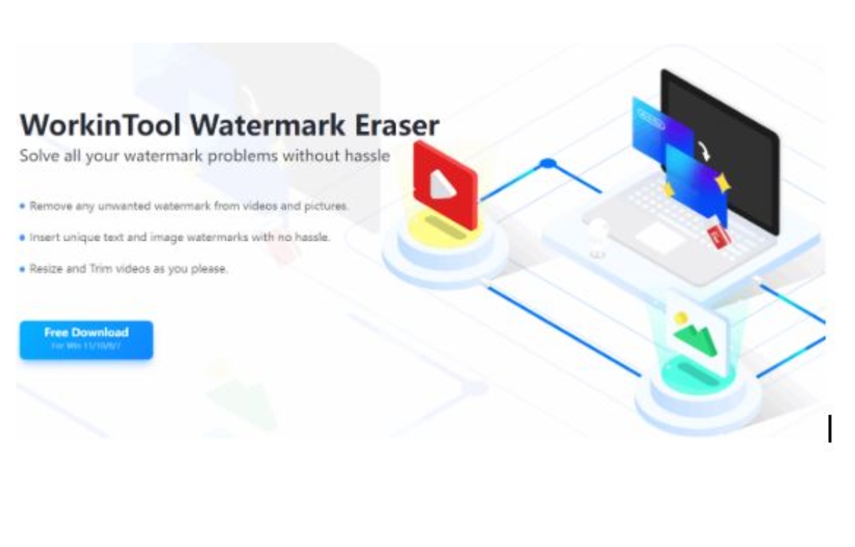 مراجعة أداة workintool watermark Eraser لمحو العلامة المائية أو إضافتها وميزات أخرى