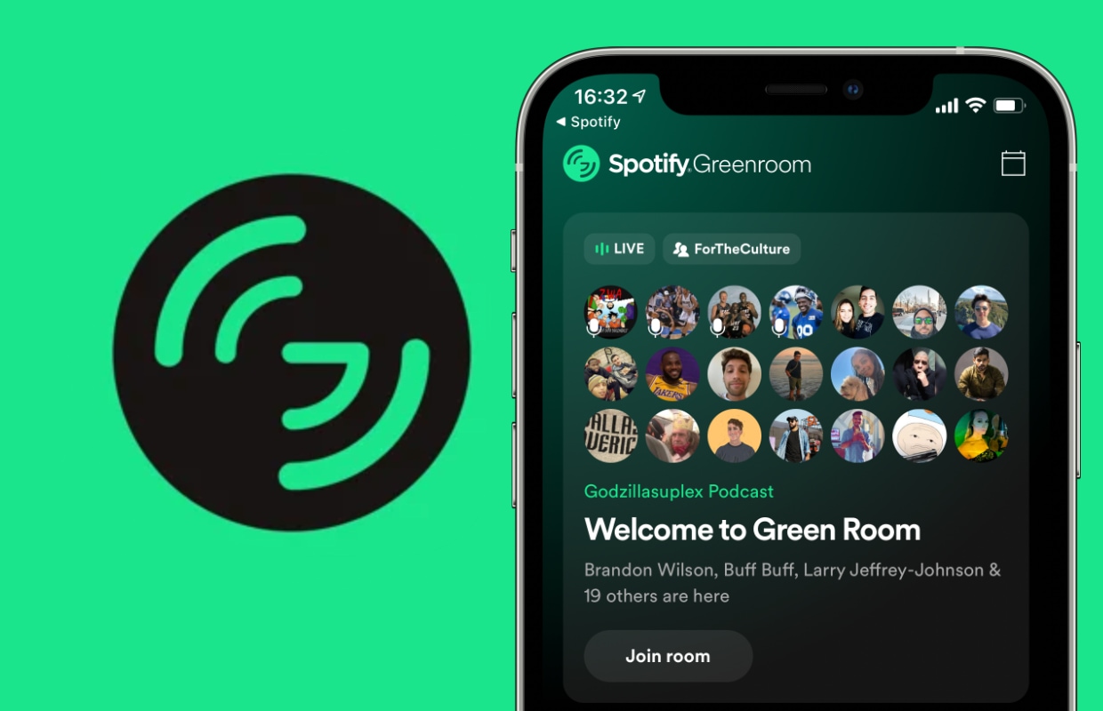 تحميل تطبيق Spotify Greenroom الرائع للموسيقي والفيديوهات