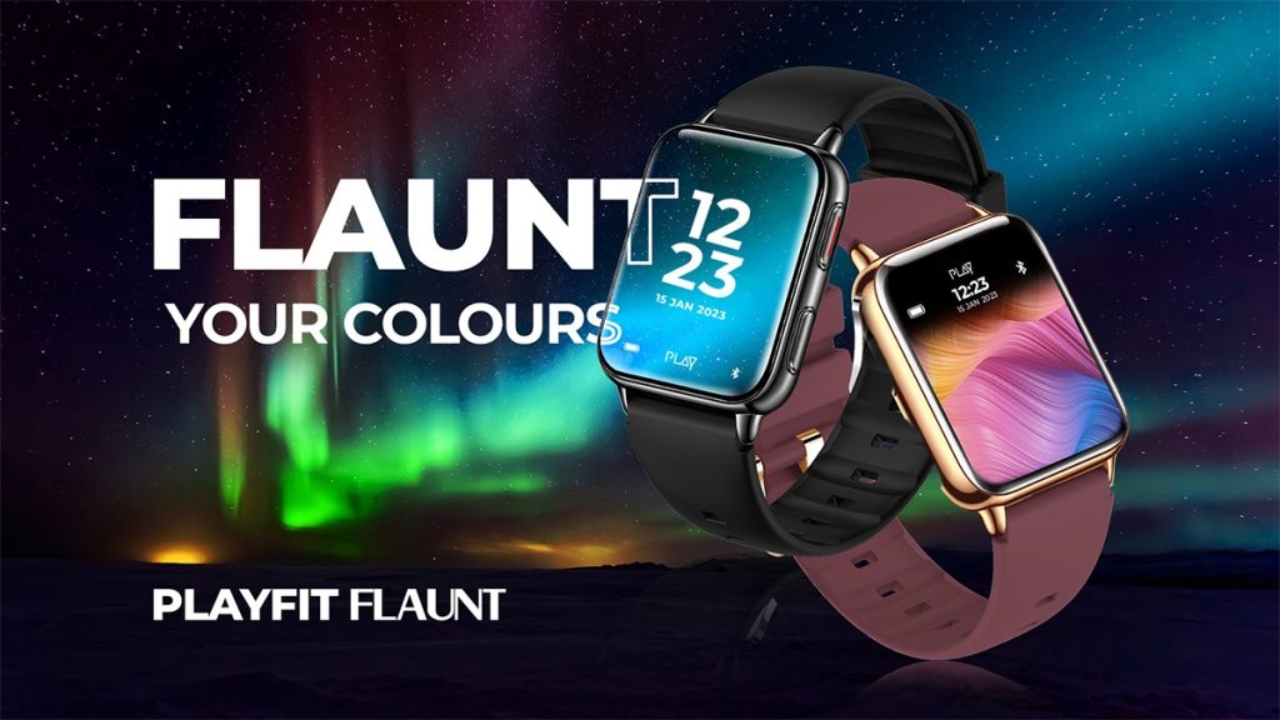 إطلاق الساعة الذكية PLAYFIT Flaunt بشاشة 1.78 Amoled ومكالمات بلوتوث والمزيد