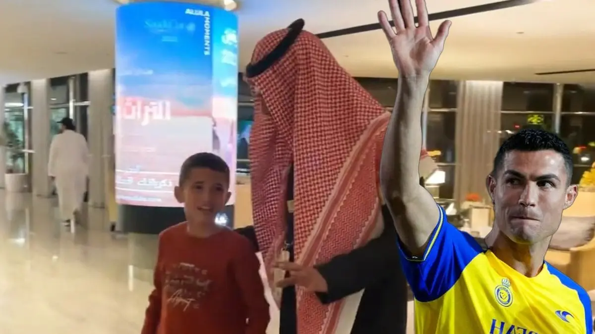 شاهد ماذا فعل رونالدو مع الطفل السوري اليتيم 