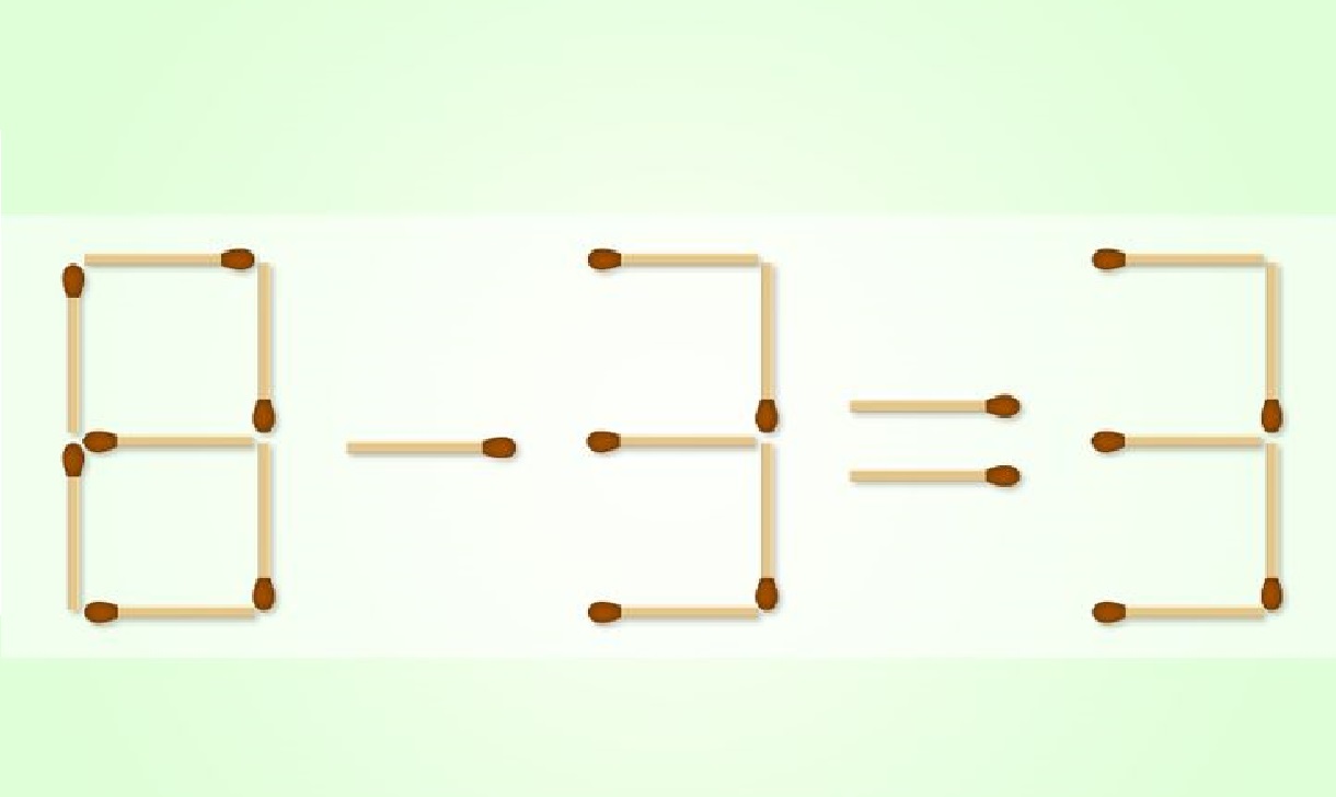 اختبر ذكائك ونشط عقلك.. قم بتحريك عود ثقاب واحد لتصبح المعادلة الحسابية صحيحة خلال 10 ثوان