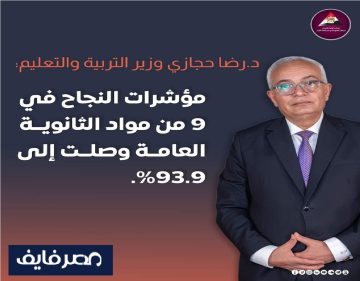 مصدر مسئول إعلان نتيجة الثانوية العامة خلال 48 ساعة وهذه نسب النجاح للمواد المختلفة