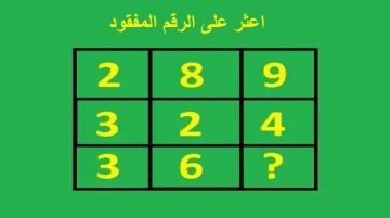 لغز رياضي صعب.. أخرج نيوتن الذي بداخلك للعثور على الرقم المفقود في 13 ثانية