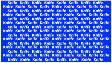 اختبار قوة النظر والملاحظة للأذكياء.. ابحث عن كلمة knife في 15 ثانية