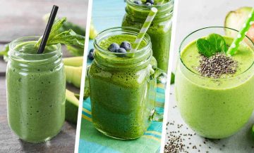 مشروب أخضر بـ 4 مكونات غني بالفيتامينات|| مكونات Green Smoothie